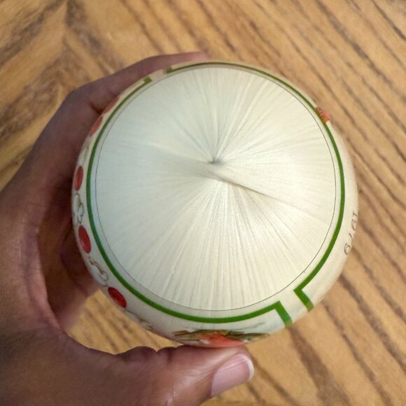 Hallmark Vintage 1979 Satin Ornament Spencer Sparrow Celebrating Keepsake - Picture 8 of 9